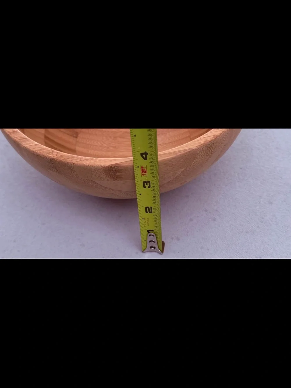 IKEA Bamboo Serving Bowl - Warm Brown